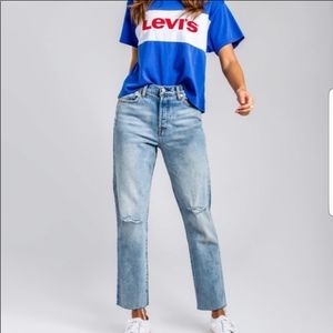 LEVI'S wedgie straight leg jeans
